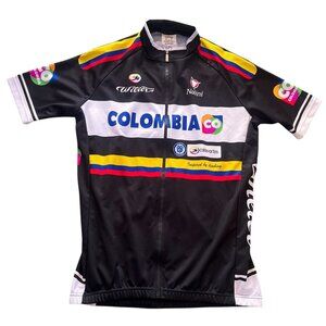 Vintage Nalini Cycling Jersey Size 4 Made In Italy Bicycle Colombia-Coldeportes